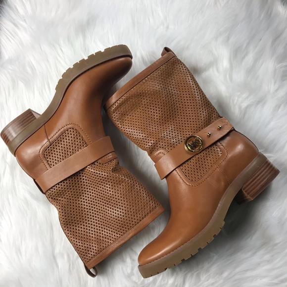 Michael Kors Shoes - Michael Kors Daria Perforated Boots-NWOB